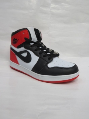 Buty sportowe damskie na płaskim (36-41) D90H-2 WH/BL/RED