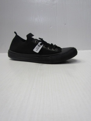 Trampki damskie na płaskim (36-41) 11016-21 ALLBLACK