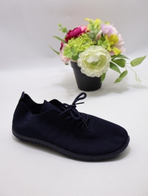 Buty sportowe damskie na płaskim (36-41) W080 NAVY