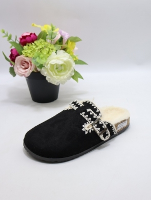 Klapki damskie na płaskim (36-41) 2115 BLACK