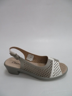 Sandały Damskie na obcasie (36-42) B303-5 GREY/WHITE