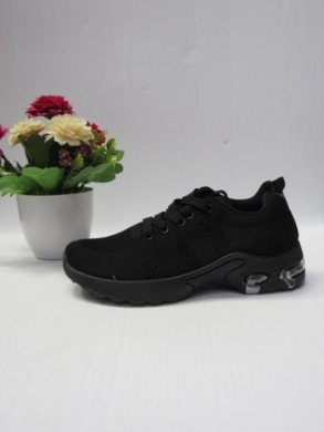 Buty sportowe damskie na płaskim (36-41) D231-2 BLACK