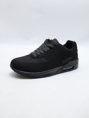 Buty sportowe damskie na płaskim (36-41) 7-7903A1 BL/BLACK