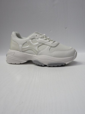 Buty sportowe damskie na płaskim (36-41) BL-378 WHITE