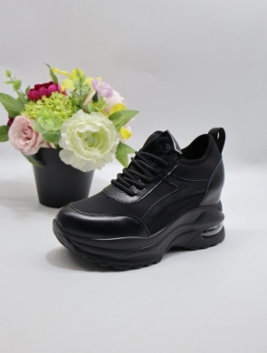 Buty sportowe damskie na płaskim (36-41) AB-123 BLACK