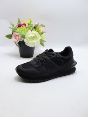 Buty sportowe damskie na płaskim (36-41) AD654 BLACK