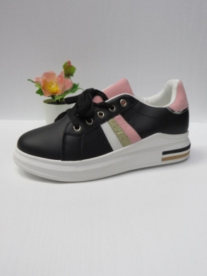 Buty sportowe damskie na płaskim (36-41) 5800-1 BLACK