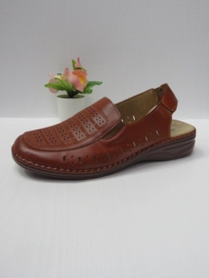 Sandały damskie na koturnie (39-43) DJ19-13 BROWN