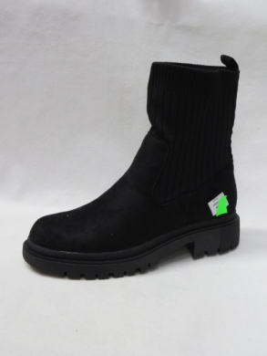 Botki damskie na płaskim (36-41) A807 BLACK