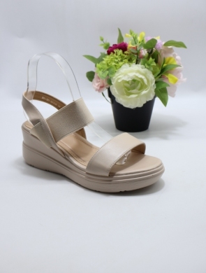 Sandały damskie na koturnie (36-41) B-121 BEIGE