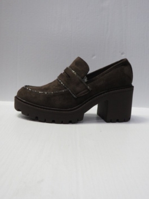 Półbuty damskie na obcasie (36-41) 9526A BROWN
