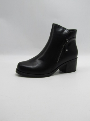 Botki damskie ocieplane na obcasie (36-41) H2169 BLACK