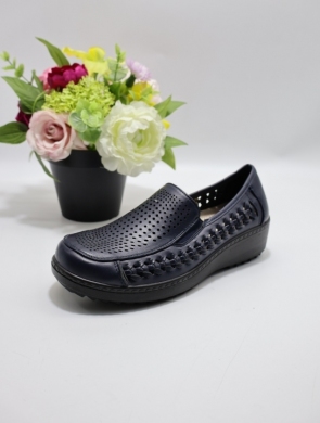 Półbuty damskie na koturnie (36-42) 8607-6 BLUE