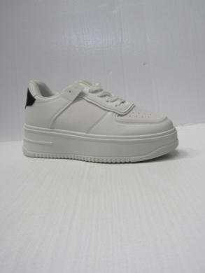 Buty sportowe damskie na koturnie (36-41) HF1007 WHITE
