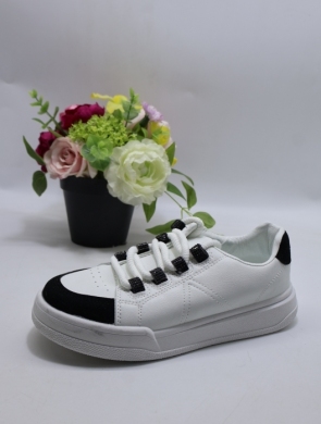 Buty sportowe damskie na płaskim (36-40) EV396 WHITE