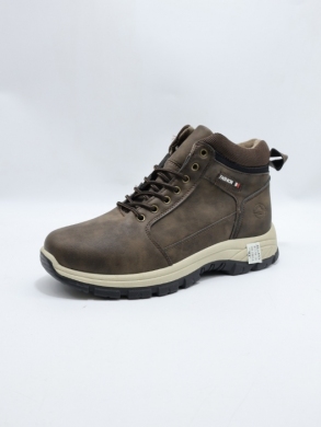 Trapery męskie ocieplane (41-46) Y3883 BROWN