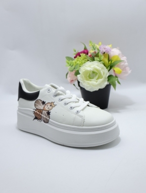 Buty sportowe damskie na płaskim (36-41) EL-012 BLACK