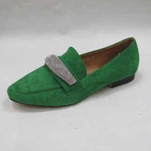 Mokasyny damskie na płaskim (36-41) 100-261 GREEN