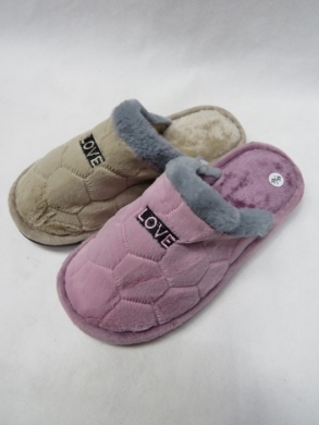 Kapcie damskie ocieplane (36-41) F8-9 MIX