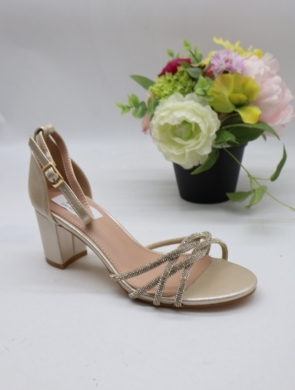 Sandały damskie na obcasie (36-41) 6829 GOLD