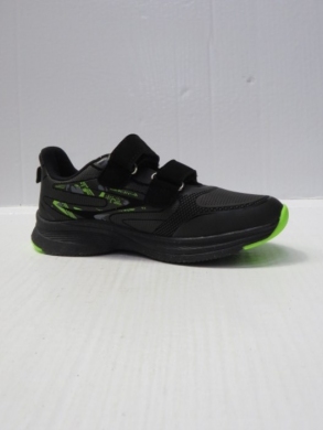 Buty sportowe chłopięce (32-37) EC257 BLACK/GREEN