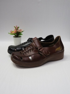 Półbuty damskie na koturnie (37-42) E385 BL/WH/BR