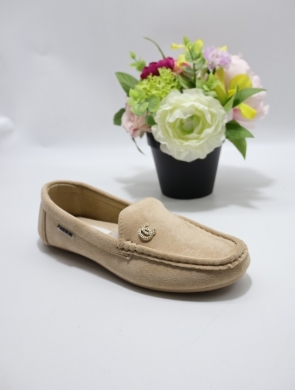 Mokasyny damskie na płaskim (36-41) DW20 BEIGE