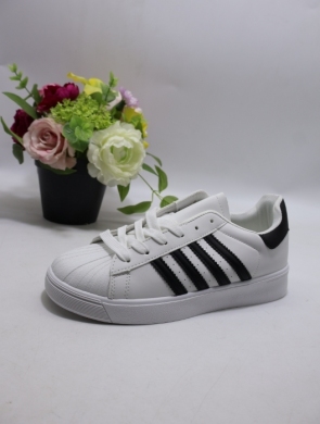 Buty sportowe damskie na płaskim (36-41) AF23-101 WH/BL
