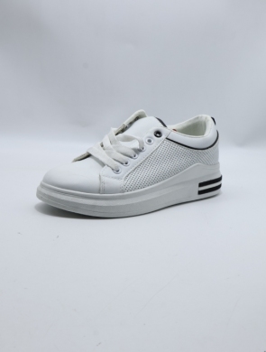 Buty sportowe damskie na płaskim (36-41) D235-32 WH/BLACK