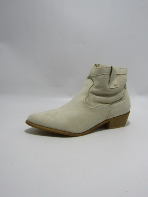 Botki damskie na obcasie (36-41) 2756 BEIGE