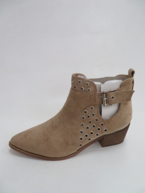 Botki damskie jesienne na obcasie (36-41) B-534 APRICOT