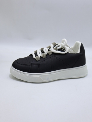Buty sportowe damskie na płaskim (36-41) 85-961 BLACK