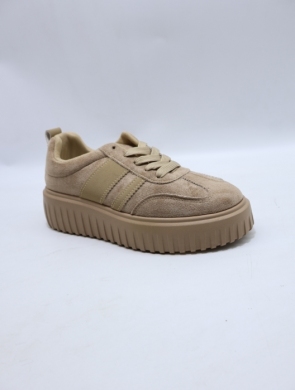 Buty sportowe damskie na płaskim (36-41) 1220 TAUPE