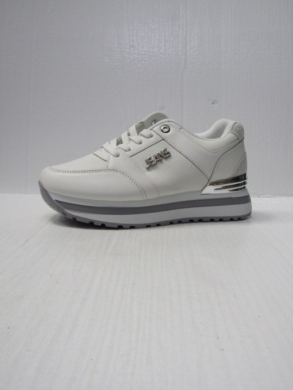 Buty sportowe damskie na płaskim (36-41) 0-918 WHITE