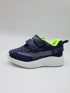 Buty sportowe chłopięce (21-26) L163 BLUE/GREEN