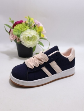 Buty sportowe damskie na płaskim (36-41) A123 NAVY
