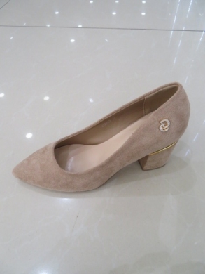 Czółenki damskie na obcasie (36-41) NS262 LKHAKI