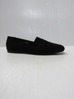 Mokasyny damskie na płaskim (36-41) 2577-1 BLACK