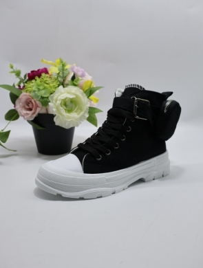 Buty sportowe damskie na płaskim (36-41) J21015 BLACK