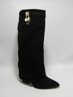 Kozaki damskie na obcasie (36-41) 605 KHAKI