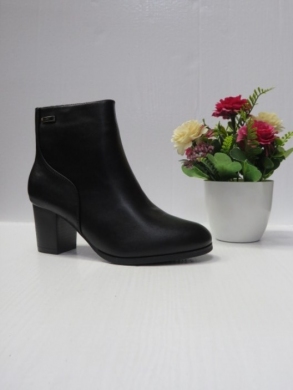 Botki damskie ocieplane na obcasie (36-41) H2271 PU/ BLACK
