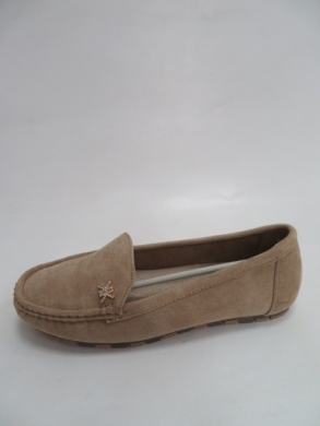Mokasyny damskie na płaskim (36-41) GS18 KHAKI