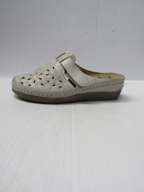 Klapki damskie na płaskim (36-41) 6928-3 BEIGE