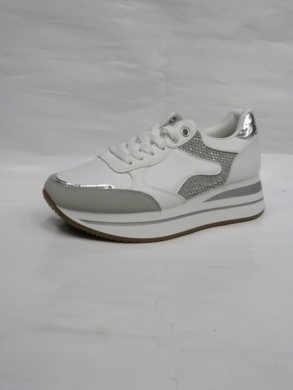 Buty sportowe damskie na płaskim (36-41) XY-179 WHITE