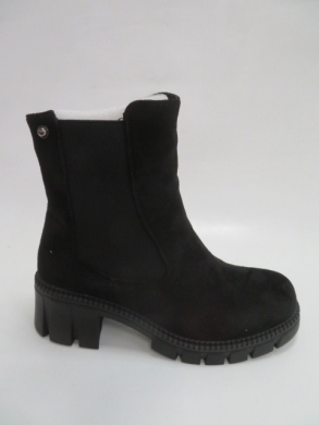 Botki damskie jesienne na płaskim (36-41) JJ03 BLACK