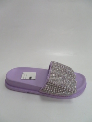 Klapki damskie na płaskim (36-41) M1807 PURPLE