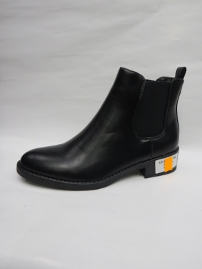 Botki damskie na płaskim (36-41) 688-265 BLACK