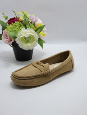 Mokasyny damskie na płaskim (36-41) WD107 KHAKI
