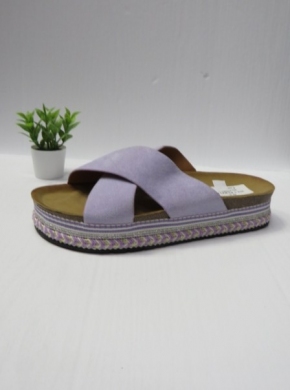 Klapki damskie na koturnie (36-41) 202-1 PURPLE