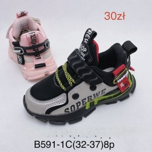 Buty sportowe dziewczęce (32-37) B591-1C